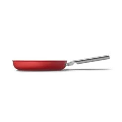 Smeg Poêle Aluminium Antiadhésive 28 Cm Rouge Mat -Cuisine Ustensiles Boutique 131020 1 2 Poele aluminium antiadhesive 28 cm rouge mat Smeg