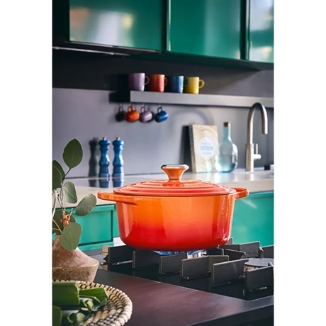 Le Creuset Cocotte Fonte Rond 24 Cm Volcanique 6 Le Creuset Cocotte Fonte Rond 24 Cm Volcanique – Image 4