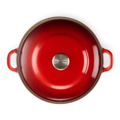 Le Creuset Cocotte Fonte Rond Plume 28 Cm 3,9 L Rouge -Cuisine Ustensiles Boutique 21605 3 2 Cocotte fonte rond Plume 28 cm 3 9 L rouge Le Creuset