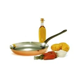 Poêle à Frire En Cuivre Massif 24 Cm -Cuisine Ustensiles Boutique 26116 1 2 Poele a frire en cuivre massif 24 cm Baumalu