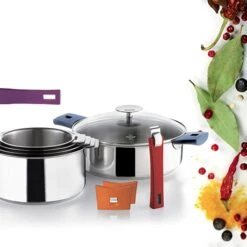 Poêle Inox Mutine 24 Cm 6 Poêle Inox Mutine 24 Cm -Cuisine Ustensiles Boutique 27195 1 2 Poele inox Mutine 24 cm Cristel