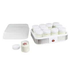 Lot Yaourtière + Ferments + Arômes Vanille Et Framboise + Livre Recettes -Cuisine Ustensiles Boutique 609113 2 1 Lot yaourtiere ferments aromes vanille et framboise livre recettes