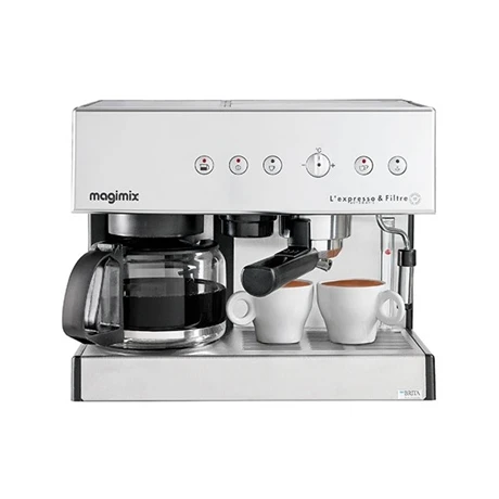 Magimix Cafetière Expresso Et Filtre Automatic Chrome Mat 1,4 L 11423 3 Magimix Cafetière Expresso Et Filtre Automatic Chrome Mat 1,4 L 11423