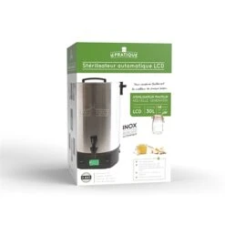 Stérilisateur Inox électrique 30 Litres Automatique 2200 W -Cuisine Ustensiles Boutique 713007 1 1 Sterilisateur inox electrique 30 litres automatique 2200 W Le Pratique
