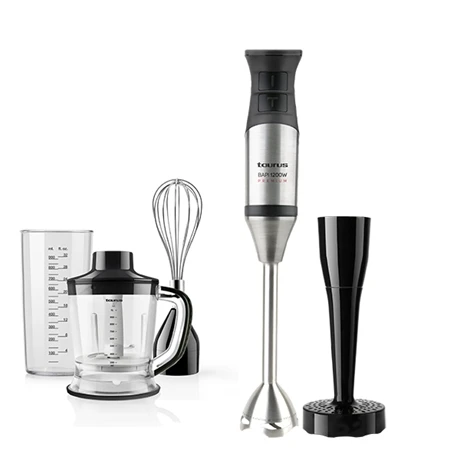 Taurus Mixeur Plongeant Acier Inoxydable 1200 W 1L 3 Taurus Mixeur Plongeant Acier Inoxydable 1200 W 1L