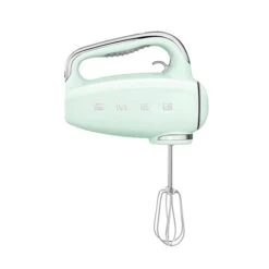 Smeg Batteur à Main 9 Vitesses 250 W HMF01PGEU Vert D’eau -Cuisine Ustensiles Boutique 761068 2 3 Batteur a main 9 vitesses 250 W HMF01PGEU vert d eau Smeg