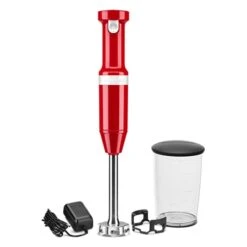 KitchenAid Mixeur Plongeant Sans Fil Rouge Empire 5KHBBV53EER